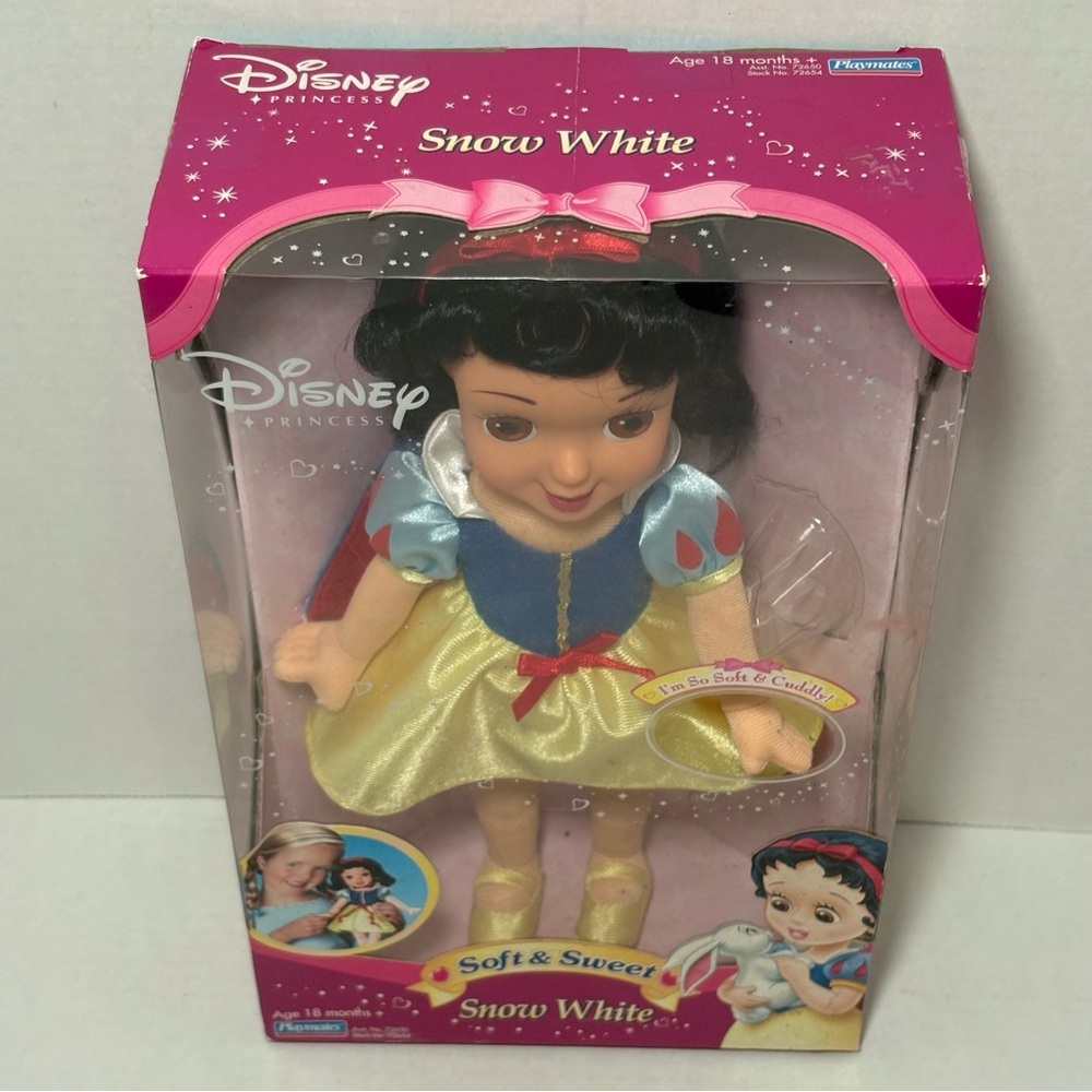 Y2K 2000s 2006 Disney Snow White Soft & Sweet Cuddly Baby Doll NEW IN BOX